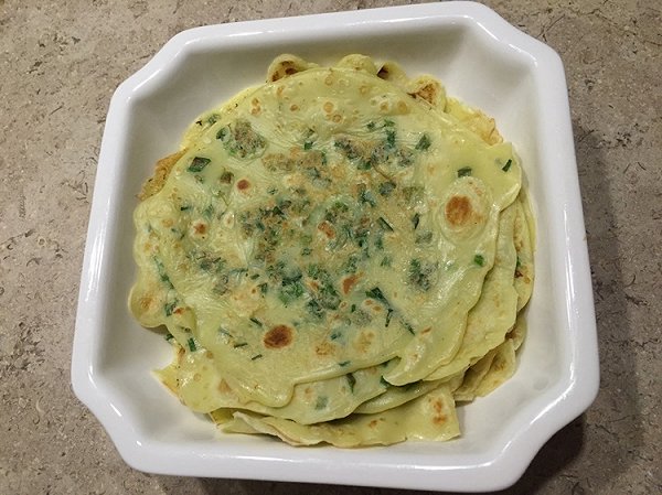 唐摩西的鸡蛋葱油饼做法的学习成果照