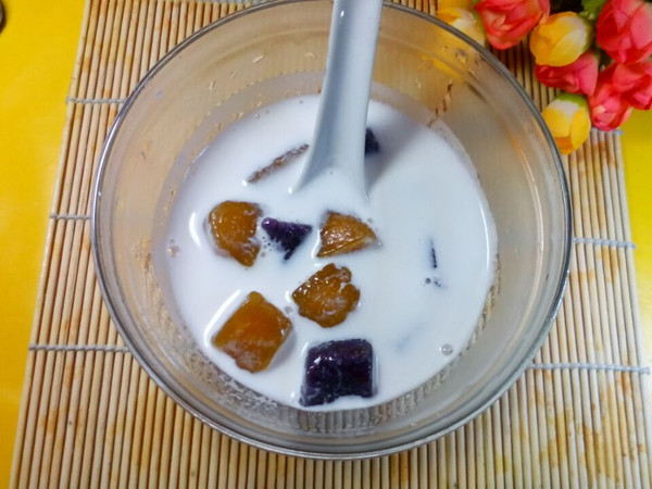 百合210的台湾芋圆甜品做法的学习成果照