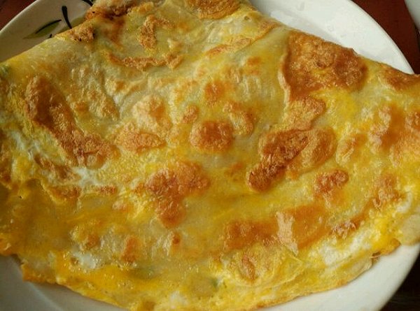 山楂和火龙果的鸡蛋饼做法的学习成果照