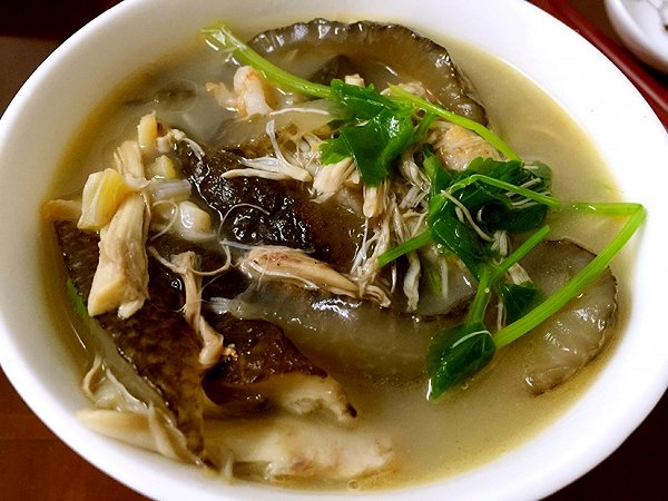 扑通一个大芒果的海参汤做法的学习成果照