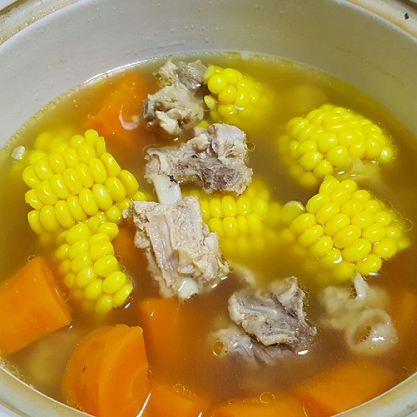 旺仔塔巴的排骨玉米汤做法的学习成果照