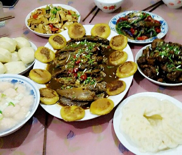 中秋节的晚餐!