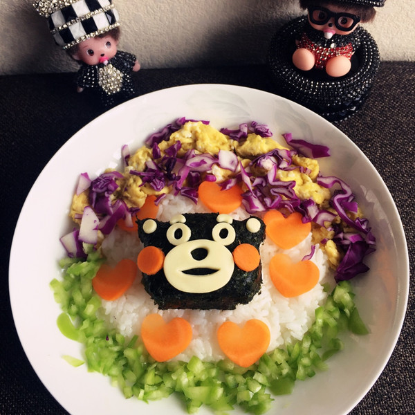七仔_蒙奇奇的寿司小熊猫做法的学习成果照_豆果美食