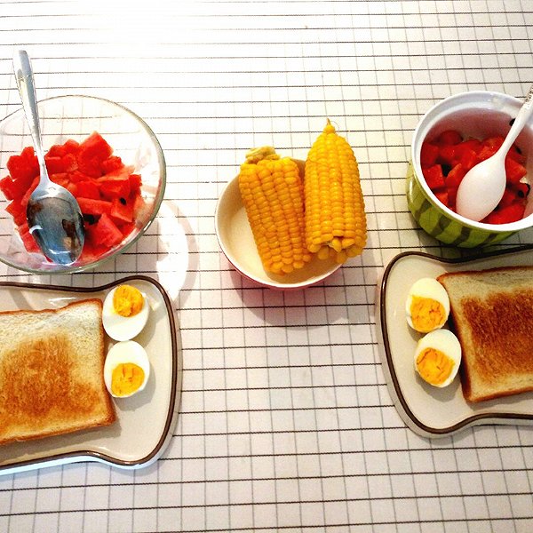 我是美食家ice的自制营养早餐做法的学习成果