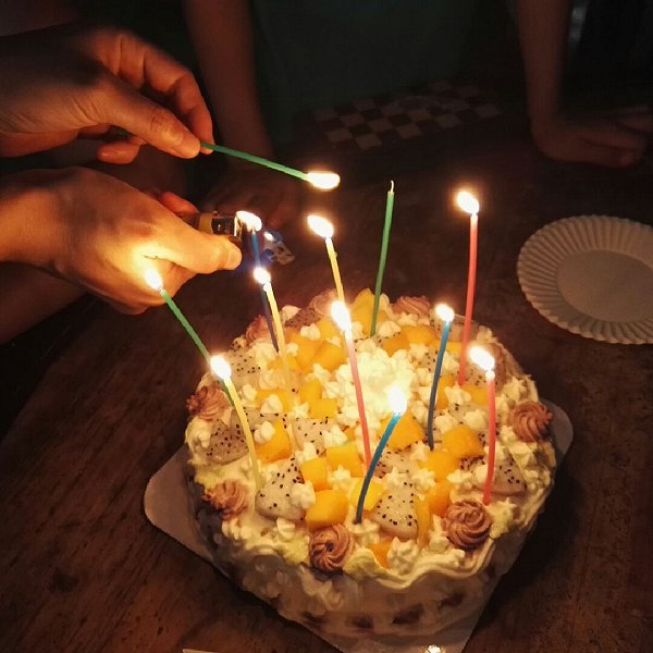 水果奶油裱花蛋糕(八寸超详细版)#豆果5周年