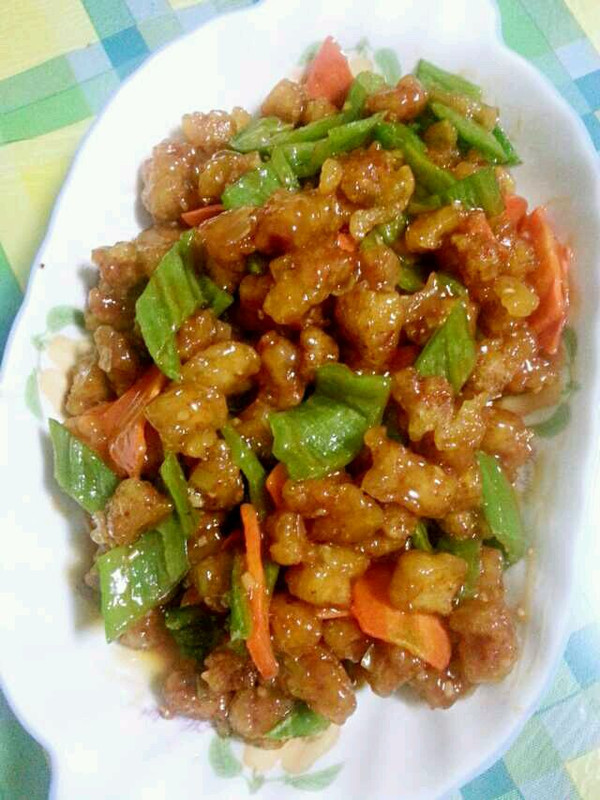 青椒肉段
