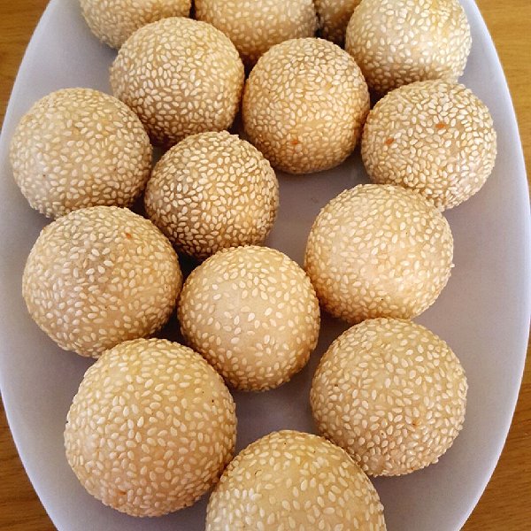 卡西奴的豆沙麻圆、麻团、麻球傻傻分不清做法