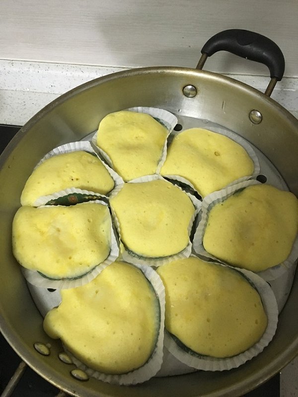 角落里的泡泡喵的水蒸蛋糕~好吃不上火做法的