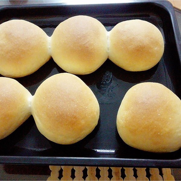 嗨嗜魍醭鳓祢的牛油奶香包做法的学习成果照_