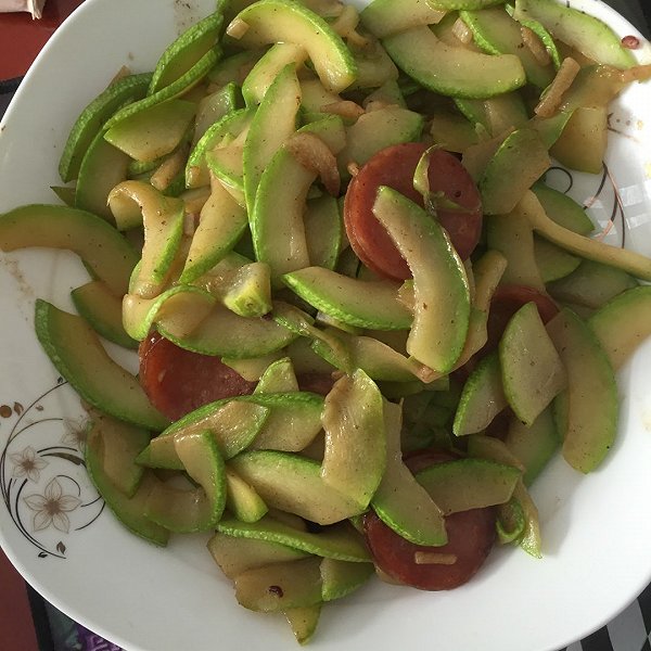 和合5的炒角瓜片做法的学习成果照