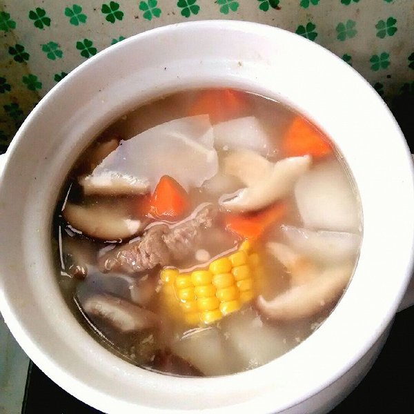 嘉睿宝妈的玉米排骨汤做法的学习成果照_豆果美食