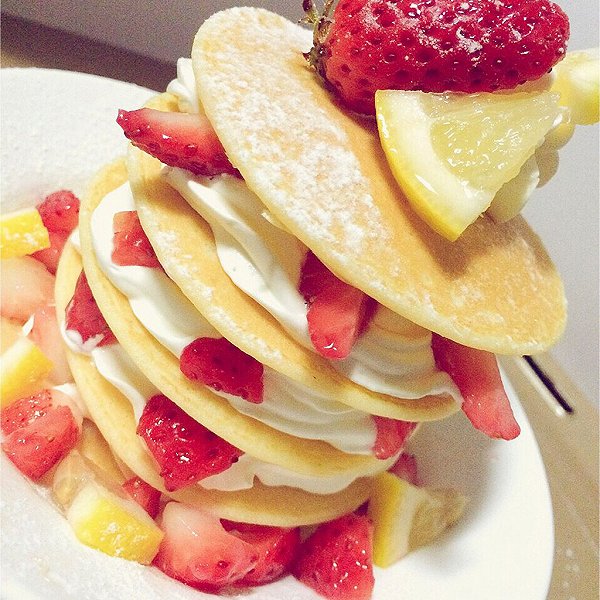 Aki725的快手早餐:香蕉螺旋松饼pancake(减油