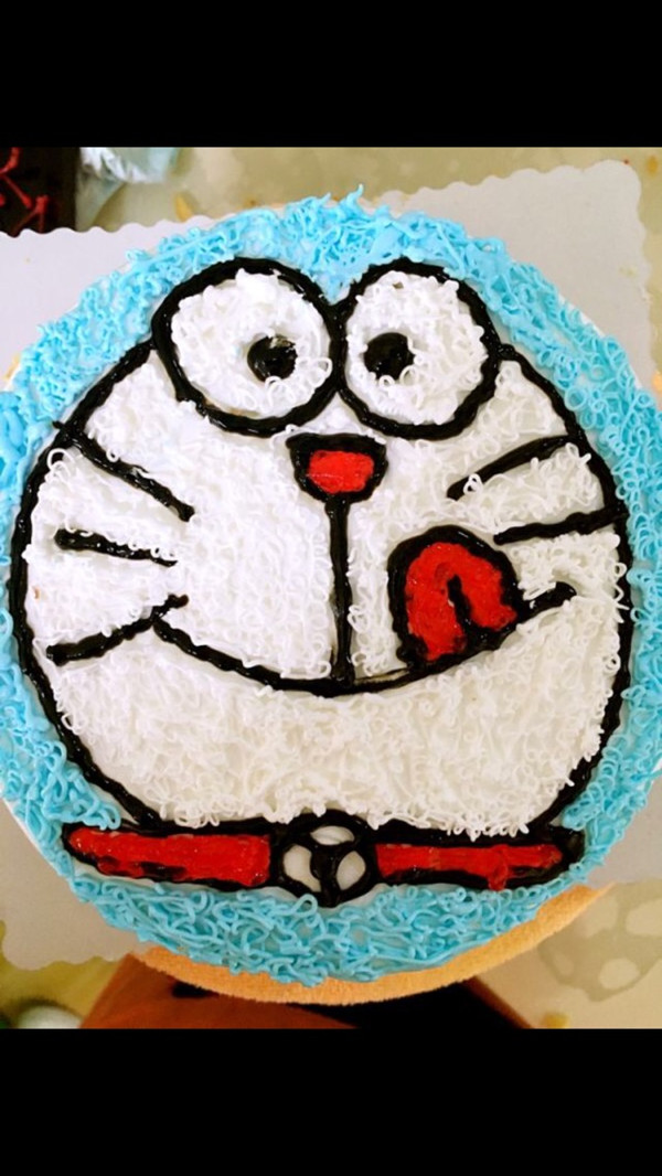 荷香清暑的超级简单生日蛋糕做法的学习成果照