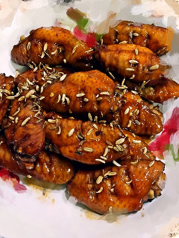 舄鹊的烤鸡翅的做法(烤箱烤鸡翅)做法的学习成