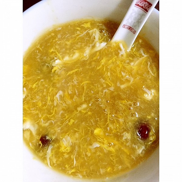 爱是无名字的歌的红糖小米鸡蛋粥做法的学习成果照_豆果美食