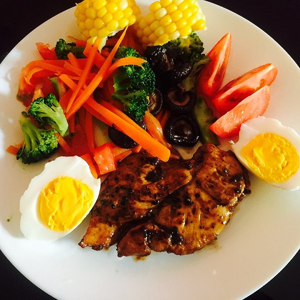 A体重管理教练Macy的减脂增肌个人餐做法的学