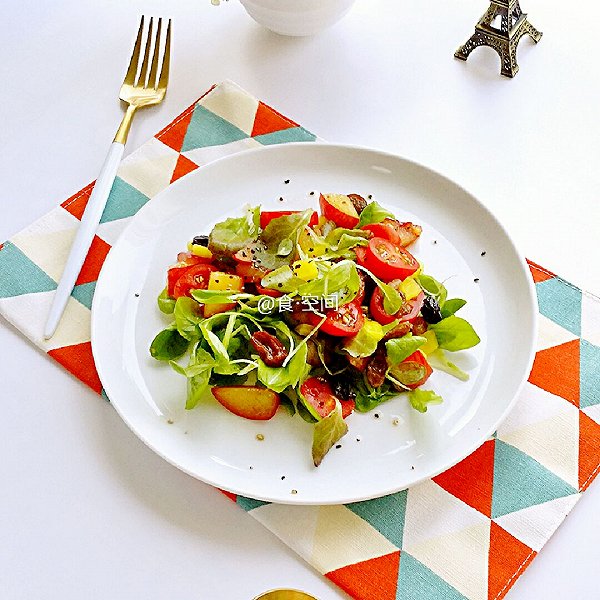 营养美食设计李晖的蔬菜水果沙拉做法的学习成