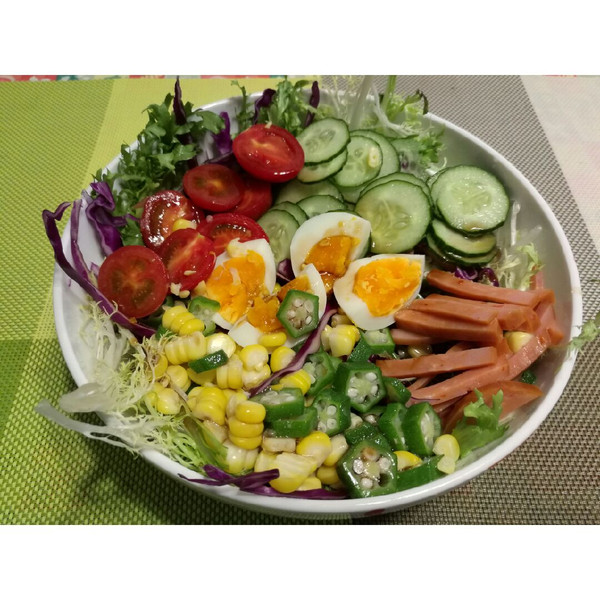 低脂蔬菜油醋汁沙拉