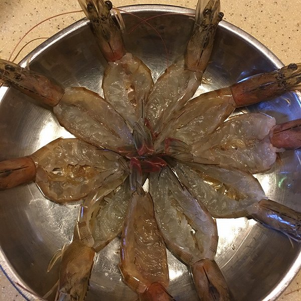 N娜拉的蒜茸清蒸虾做法的学习成果照