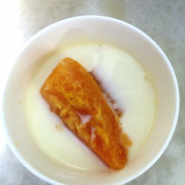 一勺子糖的木瓜炖牛奶。做法的学习成果照_豆