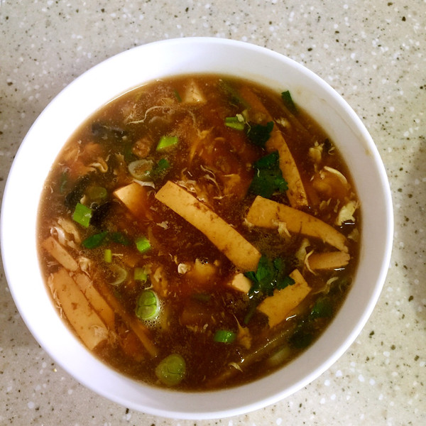 香香做法的酸辣汤~抵御a做法成果的v做法小吃照大学城的超人美食附近图片