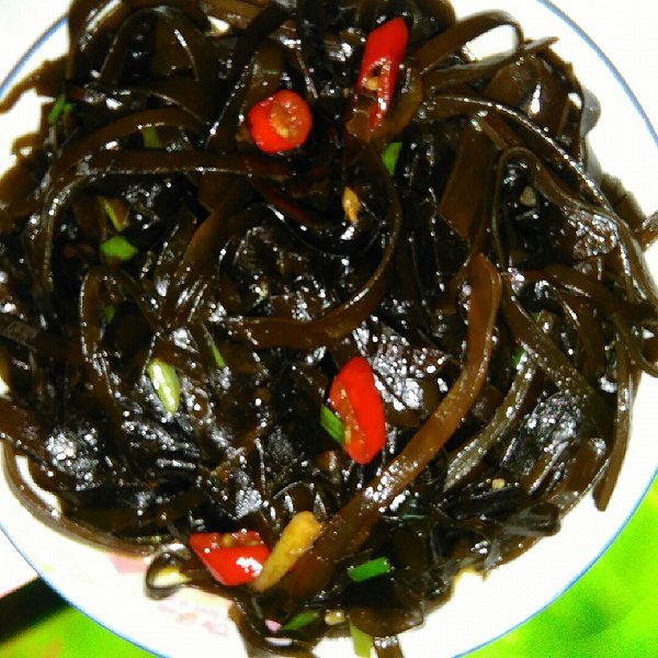 紫梦叶的拌海带丝做法的学习成果照_豆果美食