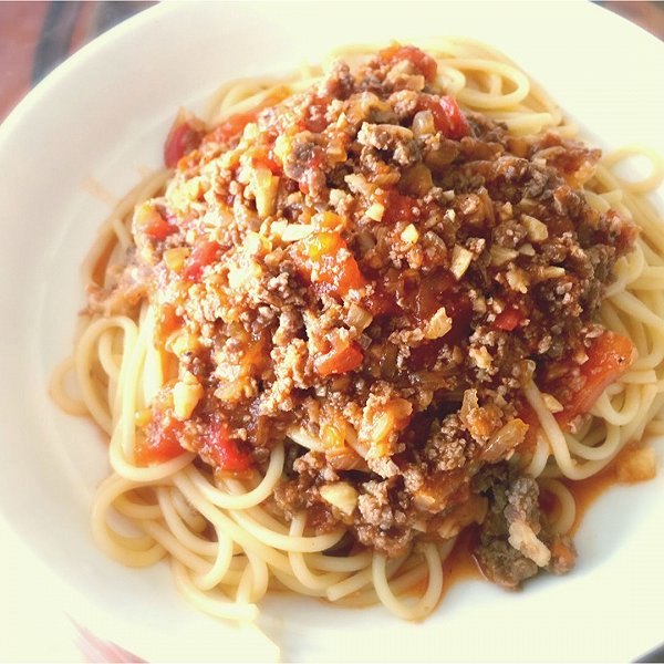 的传统意大利肉酱面做法的学习成果照