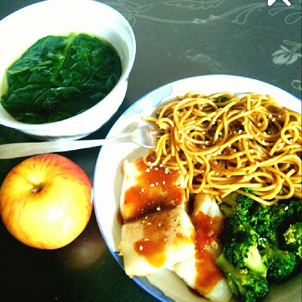 忙里偷闲510的中式炒意面做法的学习成果照