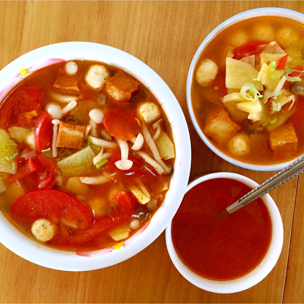 三餐吃什么的番茄蘑菇汤做法的学习成果照