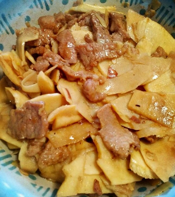 可欣肉多多的竹笋炒瘦肉做法的学习成果照