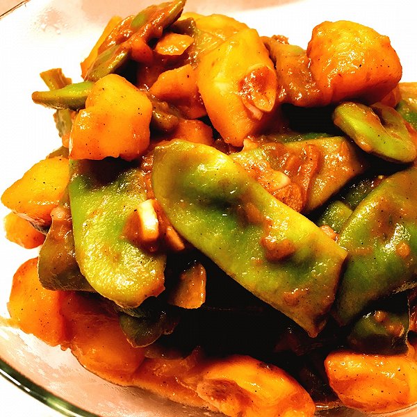 七七muma的豆角炖土豆做法的学习成果照_豆果美食