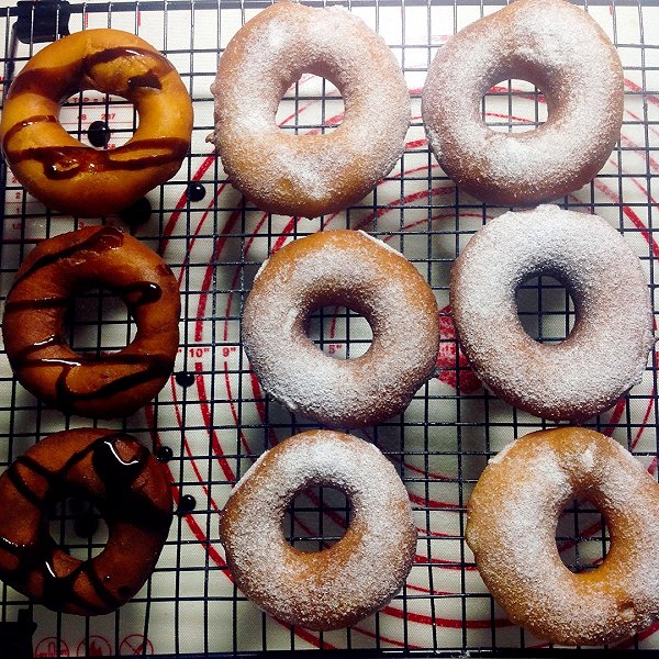 zoe0905zoe的doughnut做法的学习成果照_