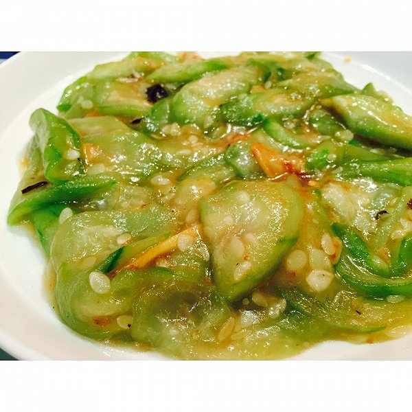 牧小果的小炒丝瓜做法的学习成果照