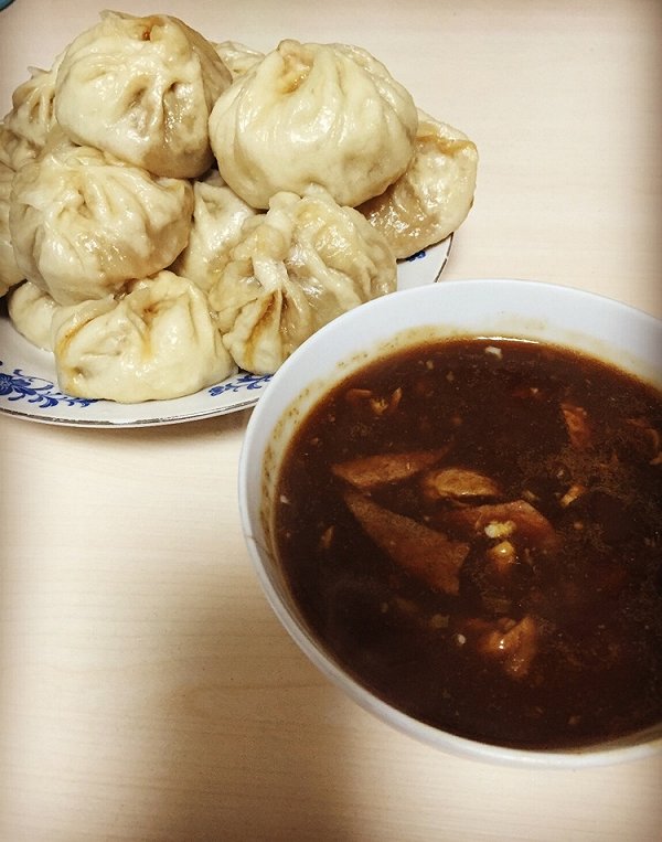 晨沉劫的地道炒肝做法的学习成果照_豆果美食