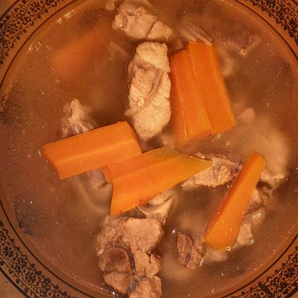 柩菜饭的做法炖成果排骨的v菜饭木瓜照_豆果美大人咸肉汤图片