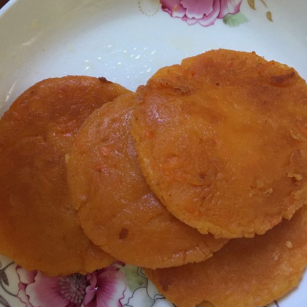 ice椰子的糯米红薯饼做法的学习成果照