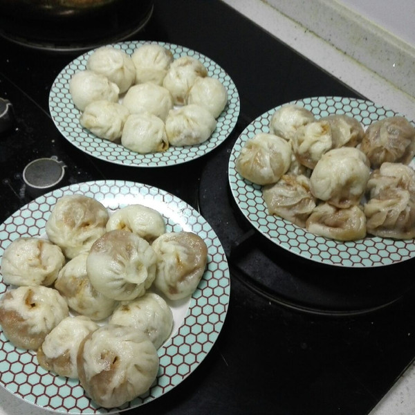 荞麦鬼怪小笼包猪肉地点花v荞麦香葱图片