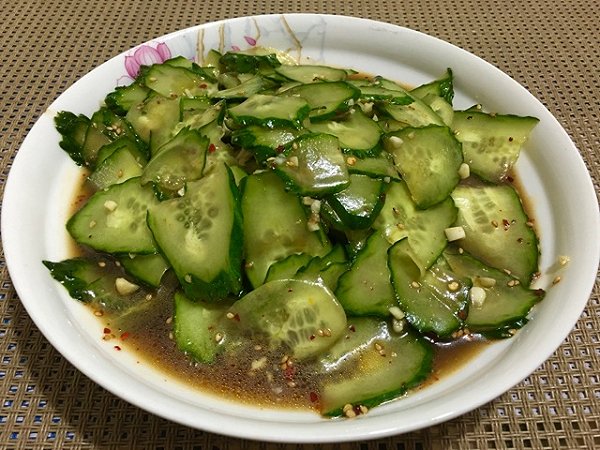 zhaonxue的凉拌黄瓜片做法的学习成果照