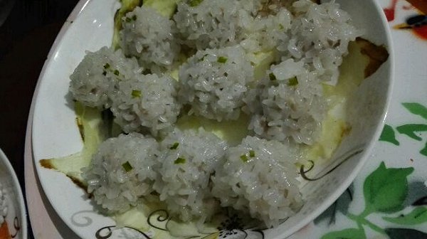 佐佐木千惠的儿童营养餐-糯米肉丸子做法的学