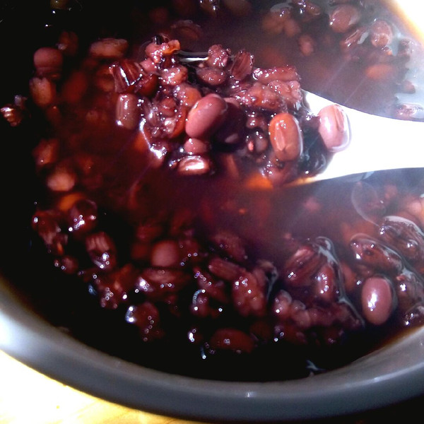毛线36的红豆黑米粥做法的学习成果照