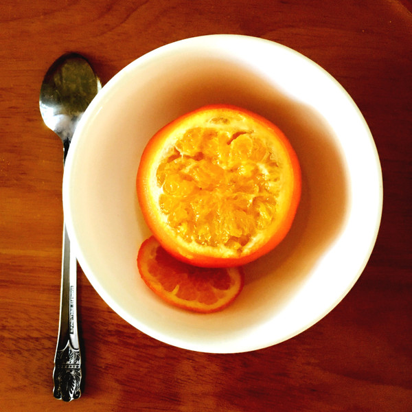 圈圈耐桃子的盐蒸橙子-止咳化痰超有效!做法的