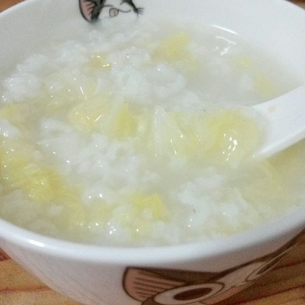 豆粉189493的白菜粥做法的学习成果照