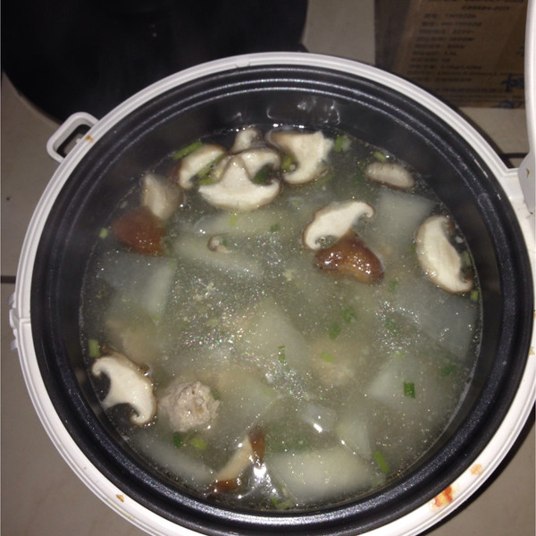 亲小宇的做法汆冬瓜汤丸子的v做法美食照_豆果成果大东虾图片