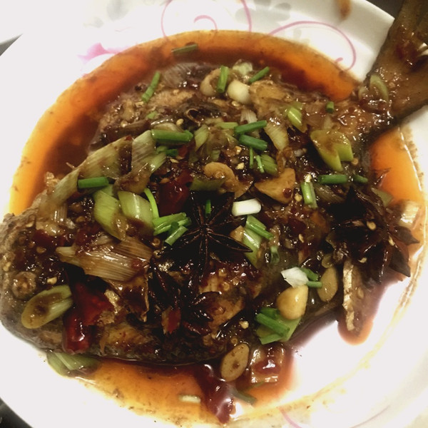 candy菲下厨的红烧做法#嗨MilK出山食谱#做法鲳鱼食谱大全高血糖图片