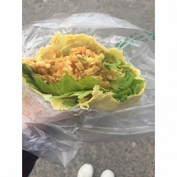 中华小神痴的山东杂粮煎饼做法的学习成果照_