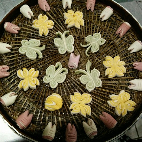 喵喵酱i的花式花卷(二)做法的学习成果照