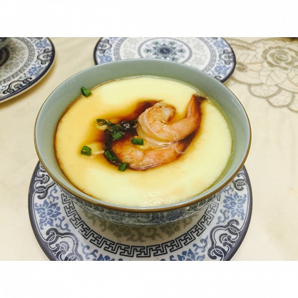 baby_seven77的鲜虾蒸蛋做法的学习成果照