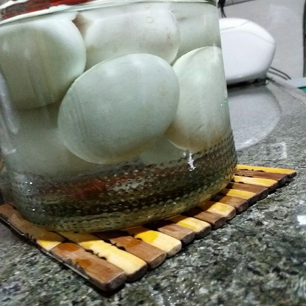 广东男厨的第一次学浸咸鸭蛋做法的学习成果照