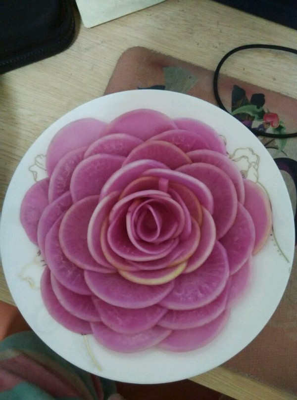 萝卜花(糖醋萝卜,不是红萝卜,也不是胡萝卜,却红艳爽口)