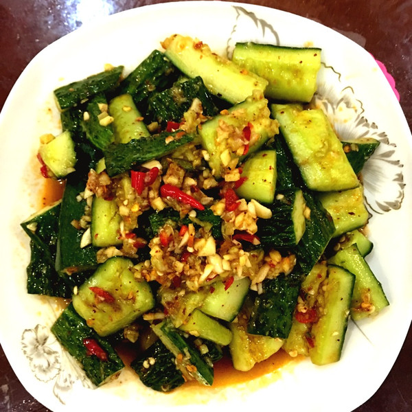 Coco辰00的凉拌黄瓜做法的学习成果照_豆果美食